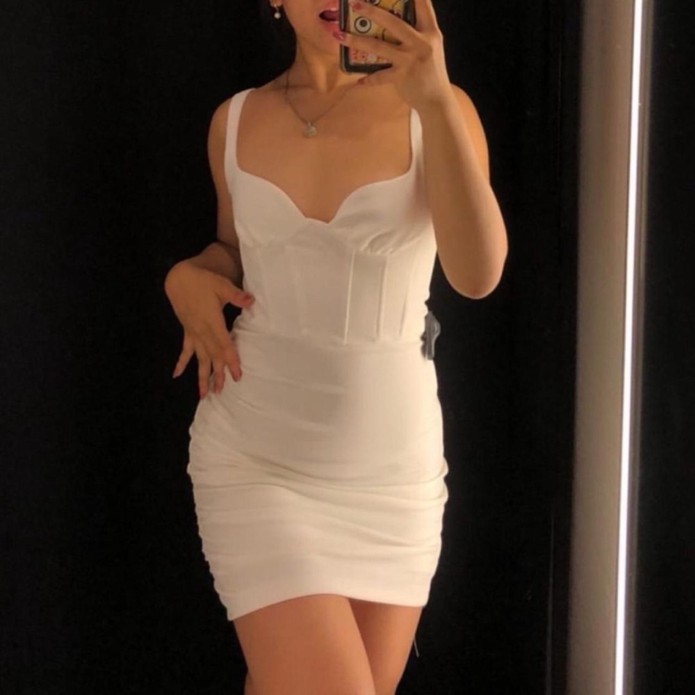 zara bustier dress